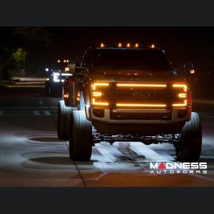 Ford Super Duty LED Grille - XBG Series - Morimoto - Chrome - White DRL